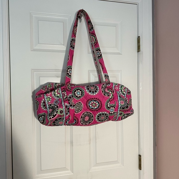 Vera Bradley Small Duffle Bag in Cupcakes Pink - Picture 5 of 7